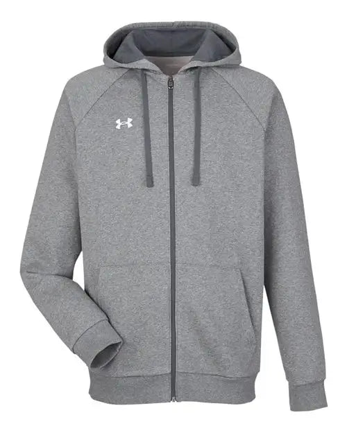 Under Armour 1379767 Rival Fleece Full-zip - Cs Grey Light Heather White