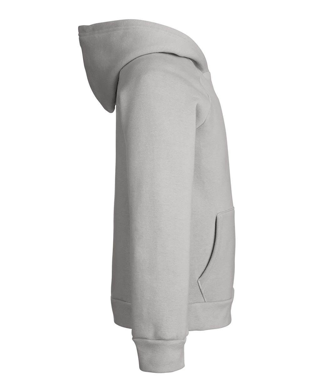 Under Armour 1379792 Youth Rival Fleece Hooded Sweatshirt - Mod Grey Light Heather White