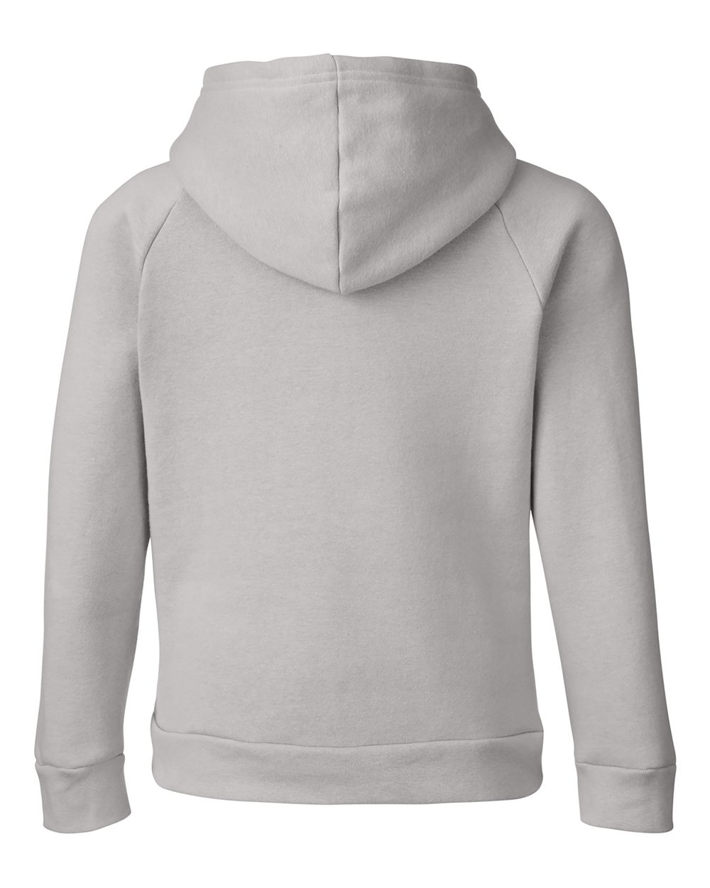 Under Armour 1379792 Youth Rival Fleece Hooded Sweatshirt - Mod Grey Light Heather White