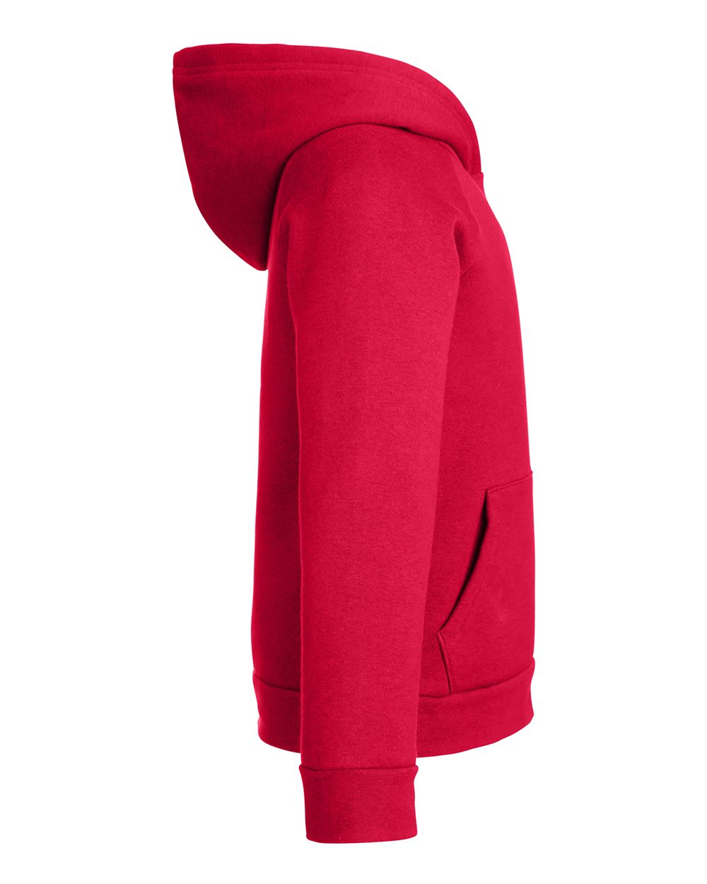 Under Armour 1379792 Youth Rival Fleece Hooded Sweatshirt - Red White