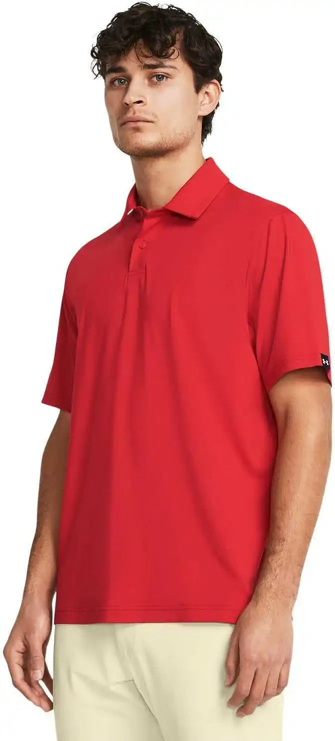 Under Armour 1383255 Men’s Recycled Polo Red