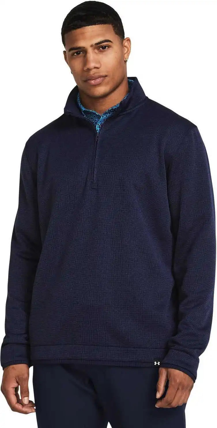 Under Armour 1383256 Limited Edition Men’s Storm Sweater Fleece Quarter Zip Mid Nvy