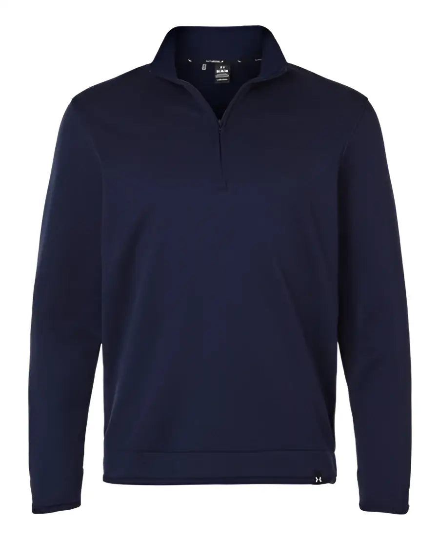 Under Armour 1383256 Storm Sweater Fleece Quarter-zip Pullover - Midnight Navy White