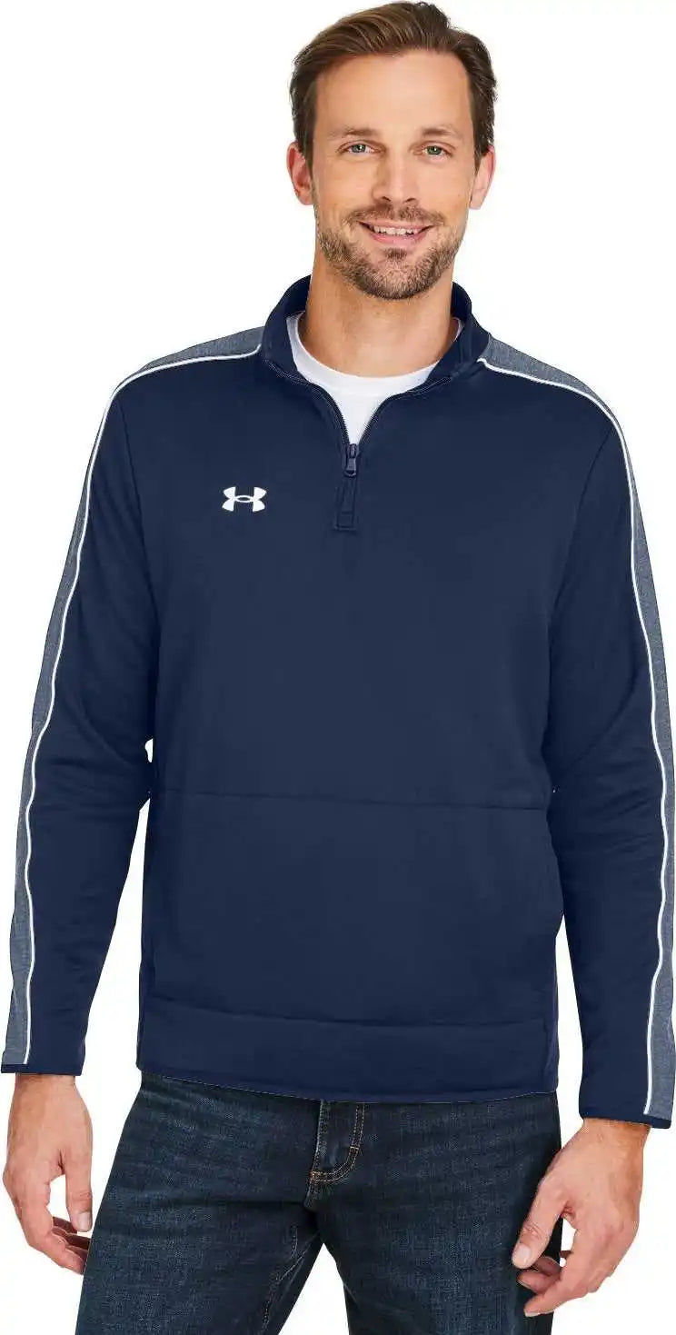 Under Armour 1383260 Men’s Command Quarter Zip 20 Mid Nvy