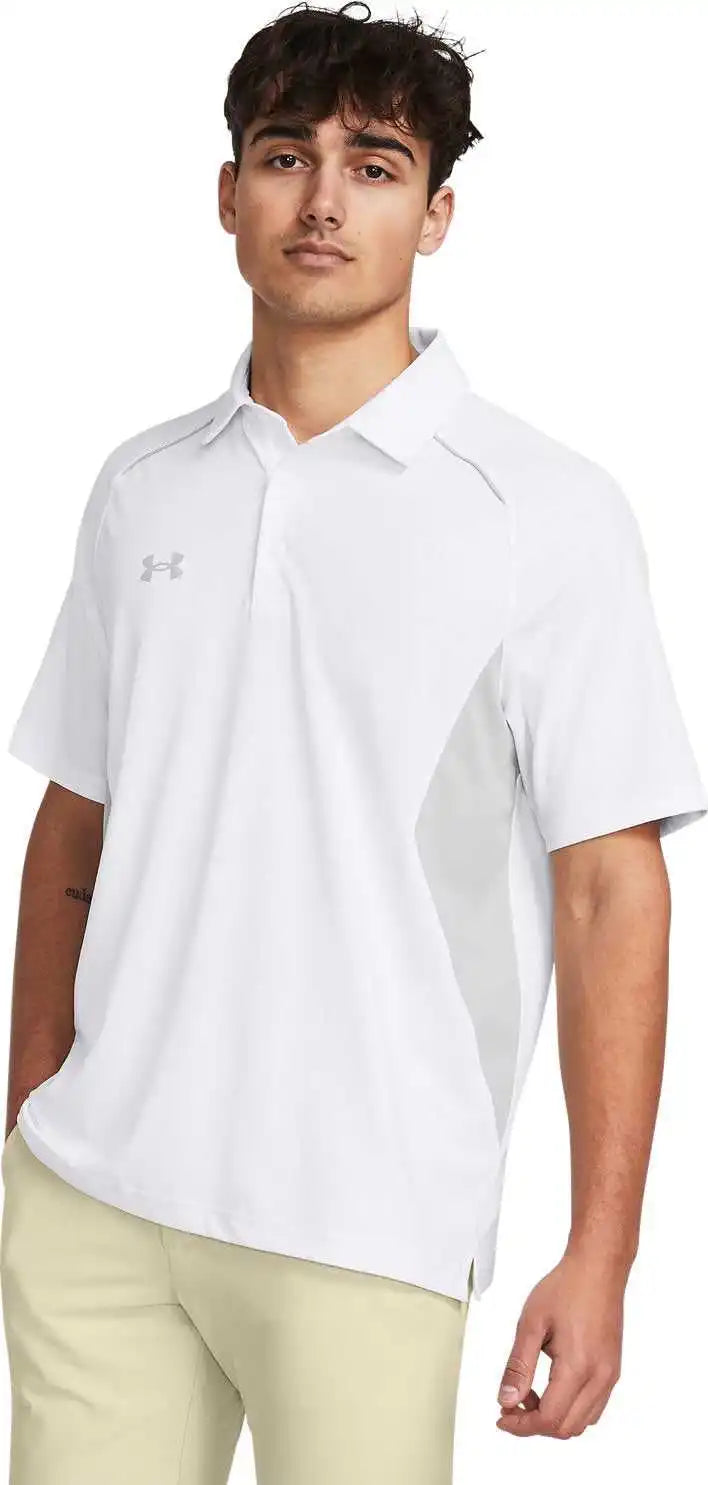 Under Armour 1383263 Men’s Title Polo 20 - Wht