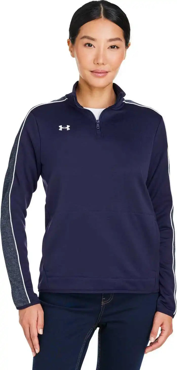 Under Armour 1383274 Ladies’ Command Quarter Zip 20 Mid Nvy