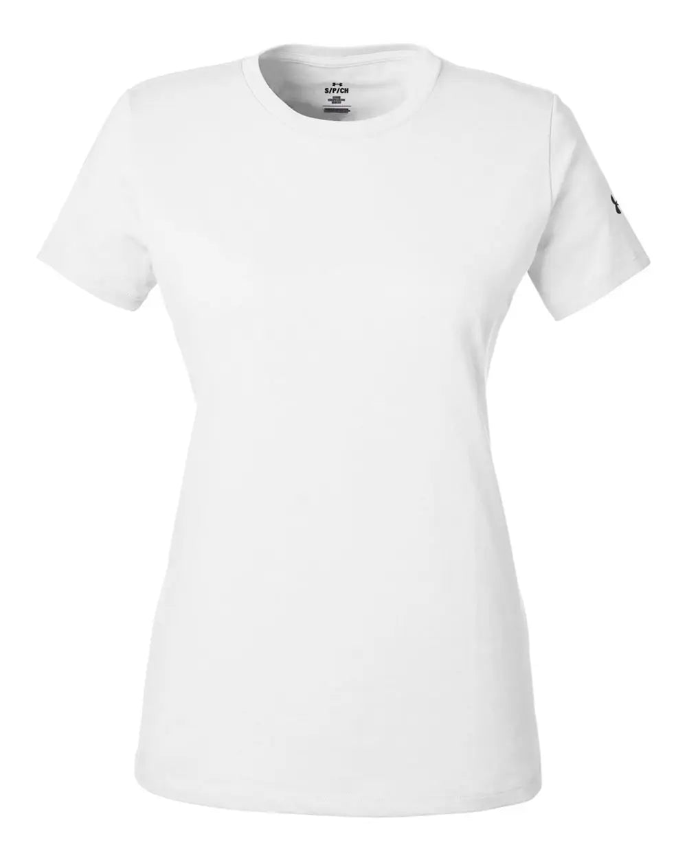 Under Armour 1383284 Women’s Athletic 2.0 T-shirt - White Black