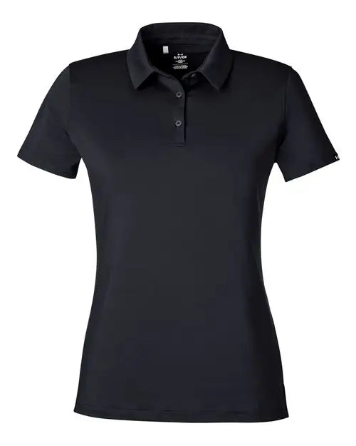 Under Armour 1385910 Women’s Recycled Polo - Black White