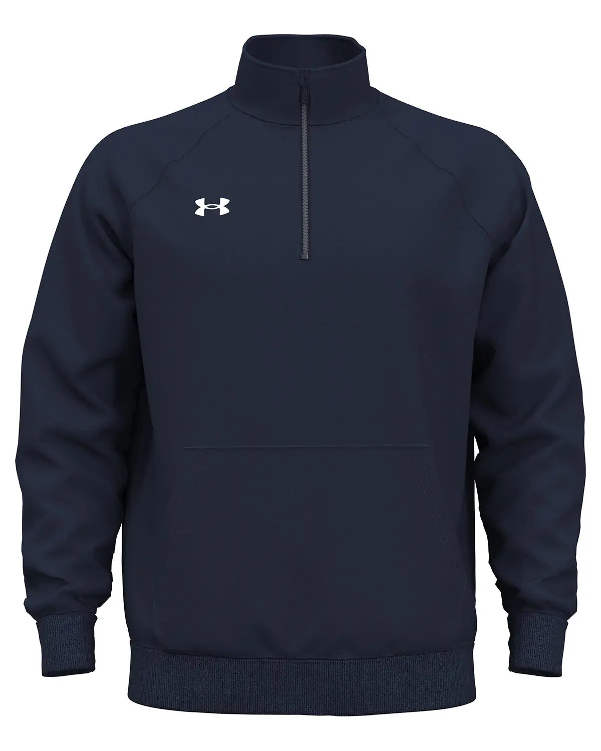Under Armour 1386016 Rival Fleece Quarter-zip Pullover - Midnight Navy White