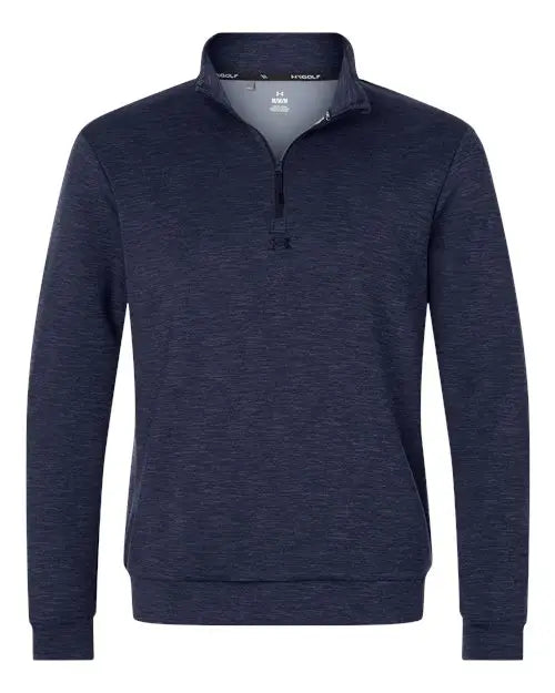 Under Armour 1387124 Drive Midlayer Quarter-zip Pullover - Midnight Navy