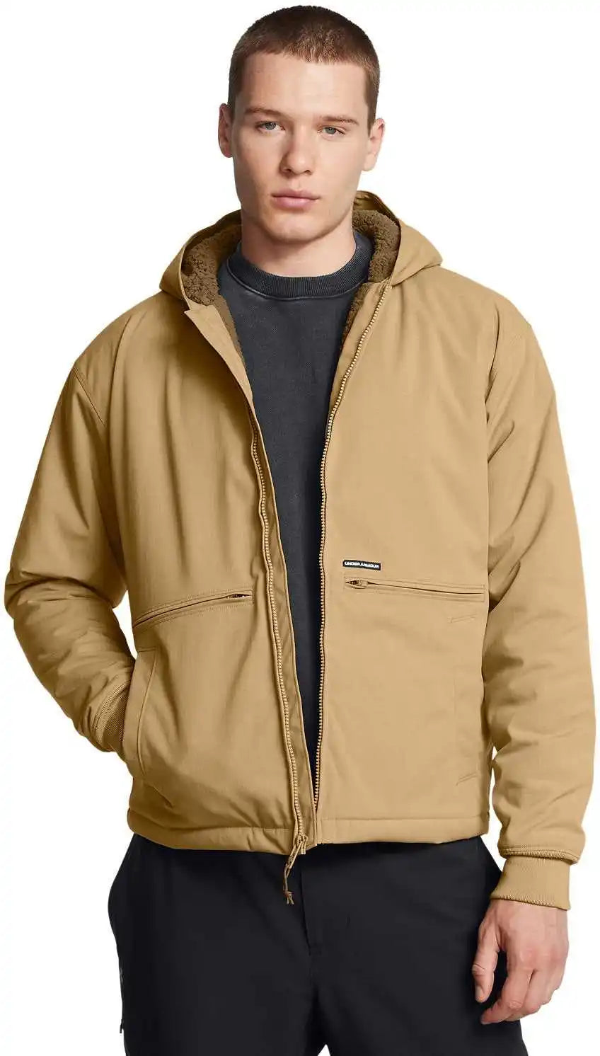 Under Armour 1387568 Men’s Icon Fleece Jacket Camel