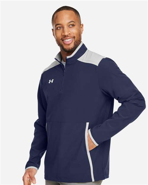 Under Armour 1389611 Motivate 3.0 Long Sleeve Half-zip - Midnight Navy White