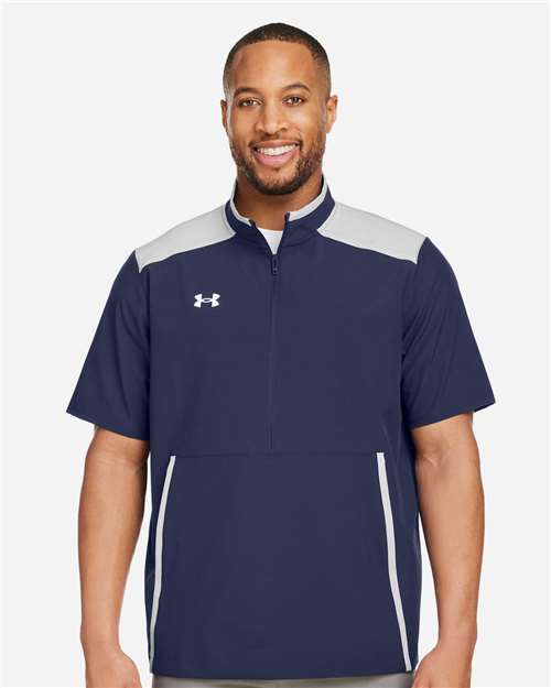 Under Armour 1389612 Motivate 3.0 Short Sleeve Half-zip - Midnight Navy White