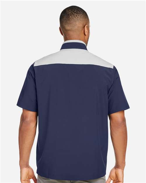 Under Armour 1389612 Motivate 3.0 Short Sleeve Half-zip - Midnight Navy White