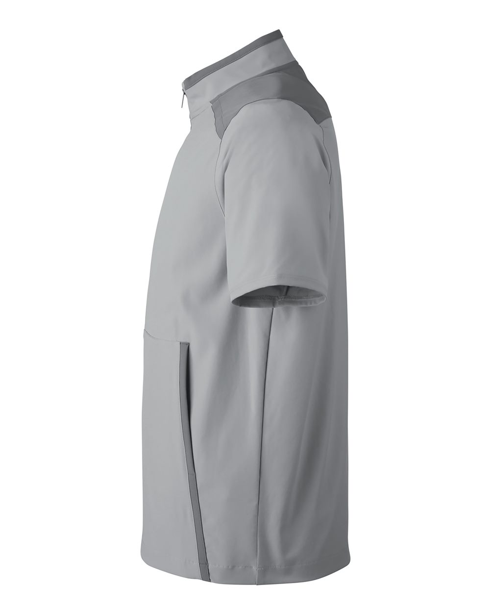 Under Armour 1389612 Motivate 3.0 Short Sleeve Half-zip - Mod Grey White