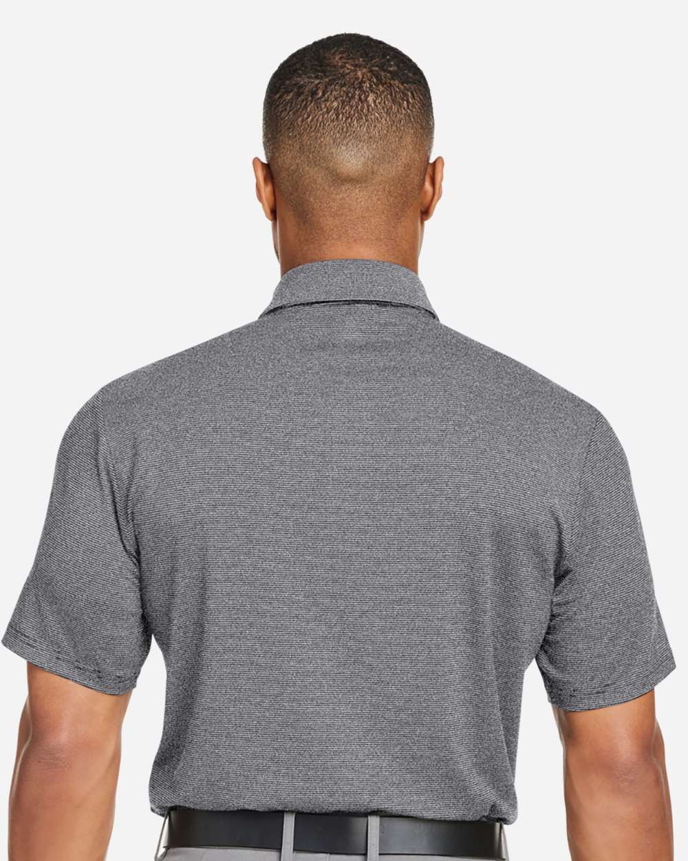 Under Armour 1389853 Destin Drive Striped Performance Polo - Black White