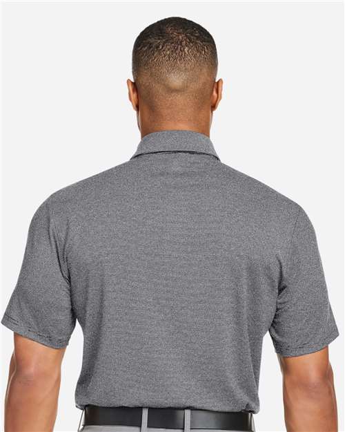 Under Armour 1389853 Destin Drive Striped Performance Polo - Black White