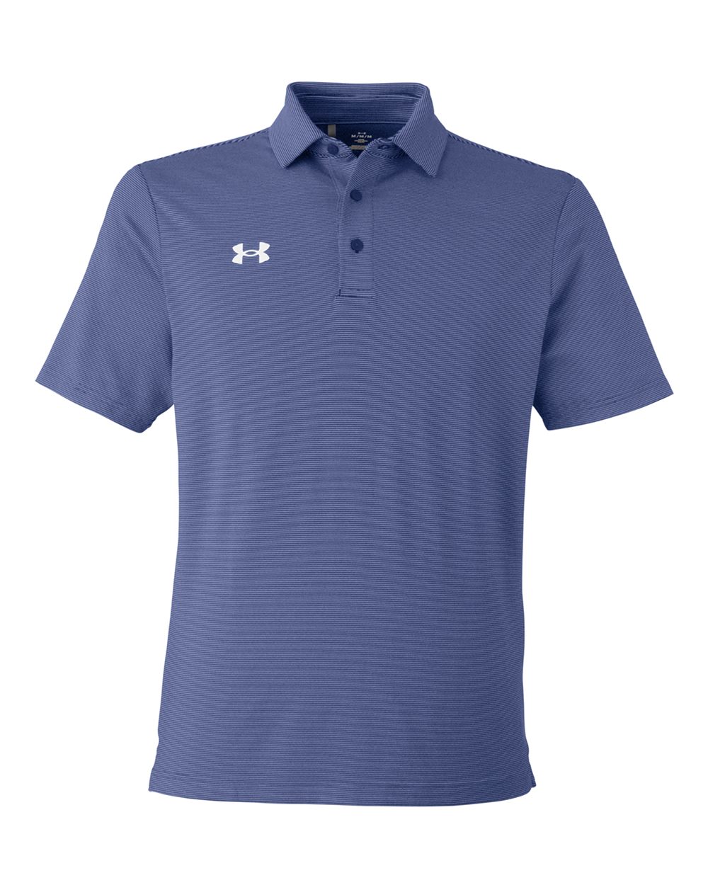 Under Armour 1389853 Destin Drive Striped Performance Polo - Royal White