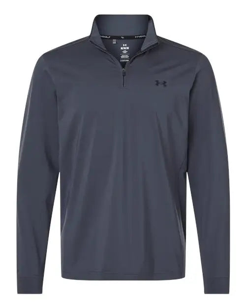Under Armour 1389864 Drive Quarter-zip Pullover - Downpour Gray Midnight Navy