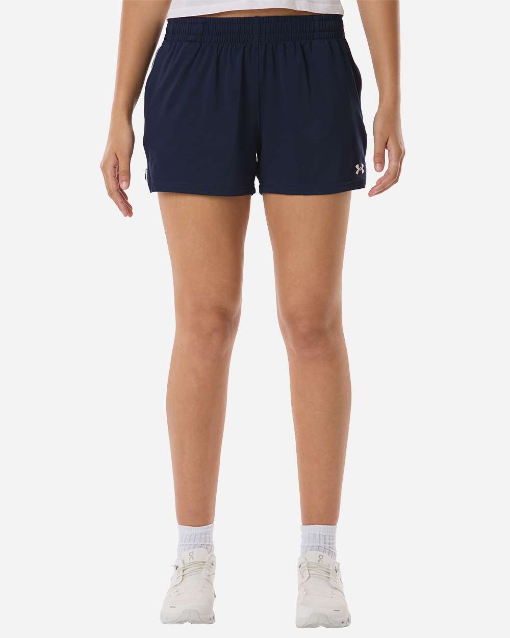 Under Armour 1390039 Women’s Team Tech 3’’ Short - Midnight Navy White