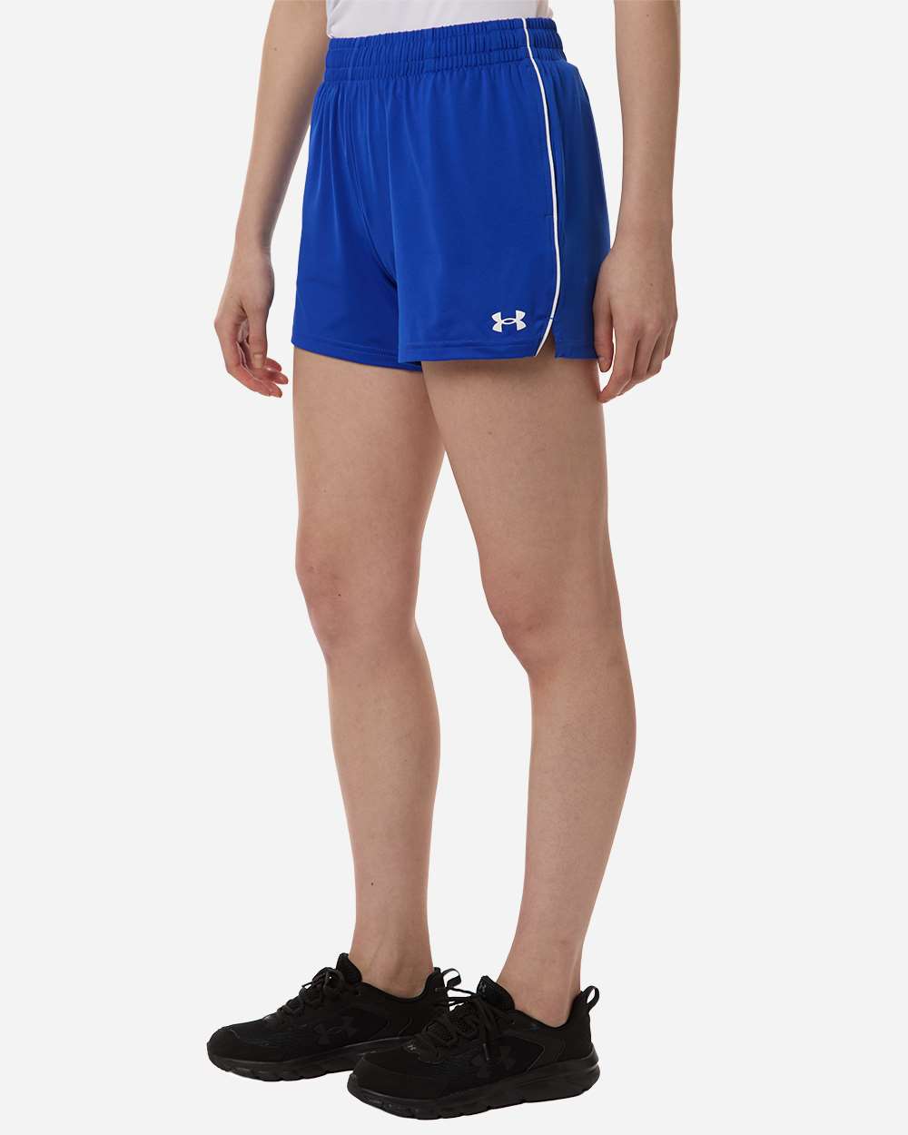 Under Armour 1390039 Women’s Team Tech 3’’ Short - Royal White
