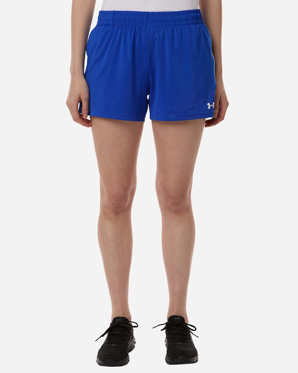 Under Armour 1390039 Women’s Team Tech 3’’ Short - Royal White