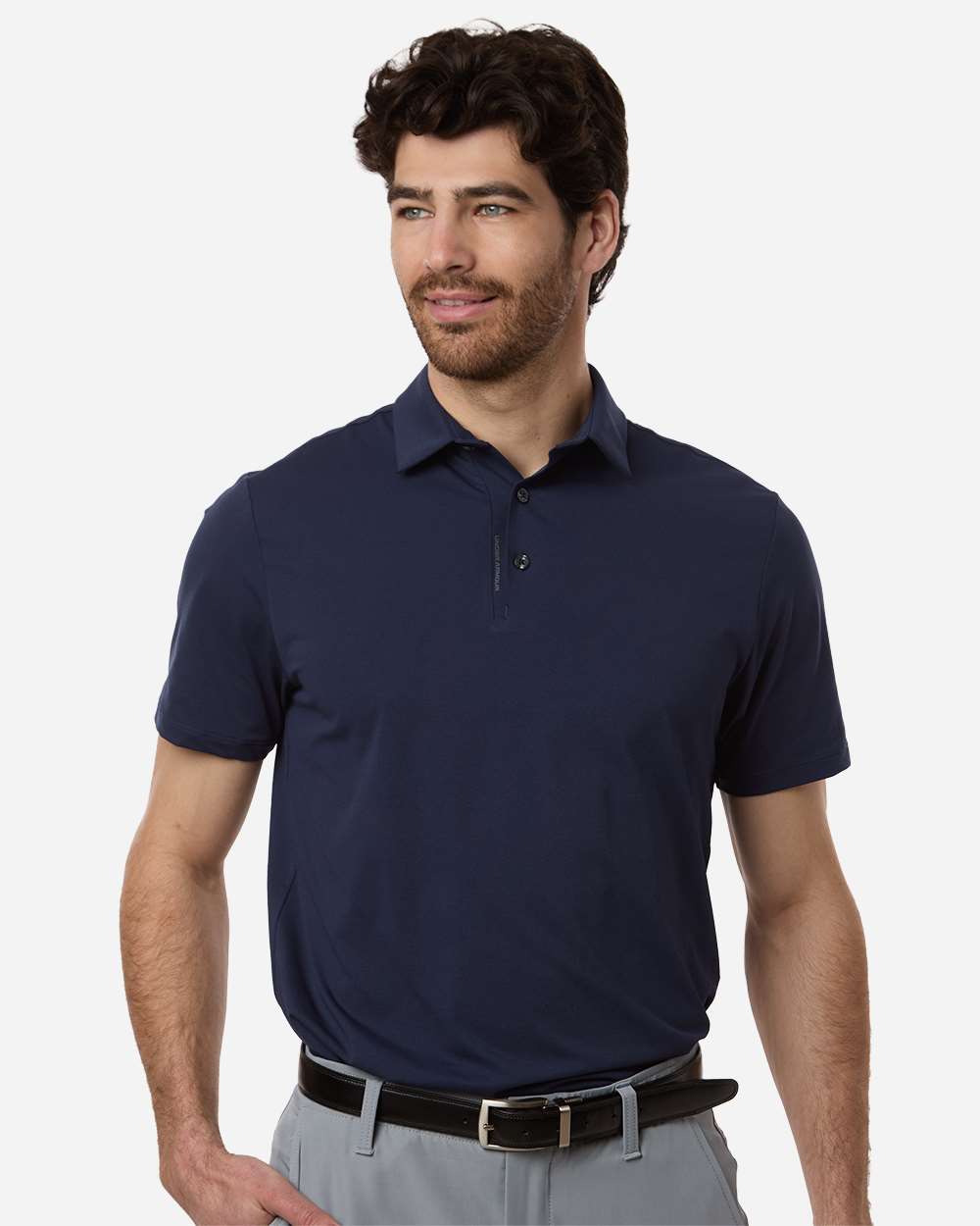 Under Armour 6009652 Men’s Drive Bonded Polo - Midnight Navy Castlerock