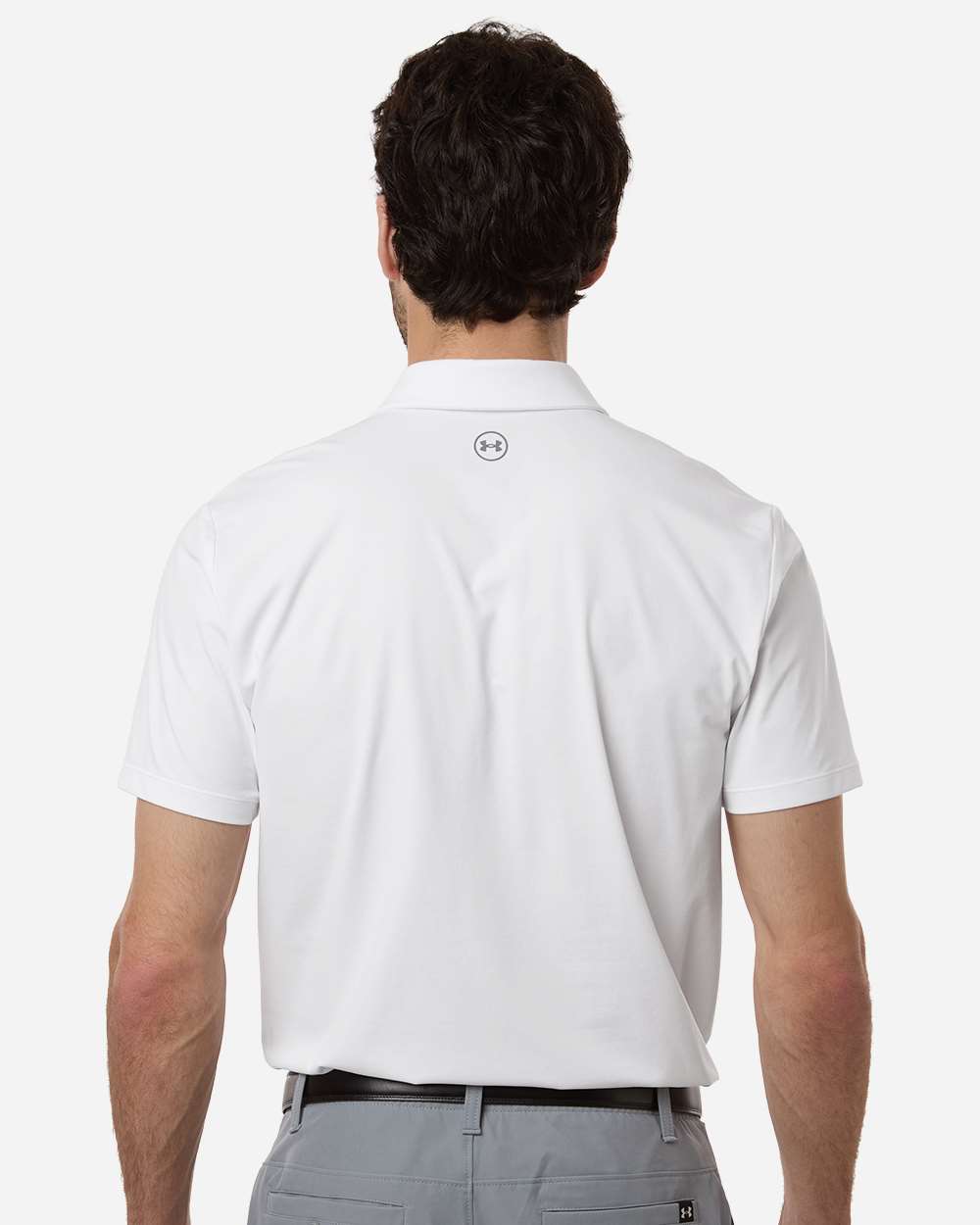 Under Armour 6009652 Men’s Drive Bonded Polo - White Halo Grey