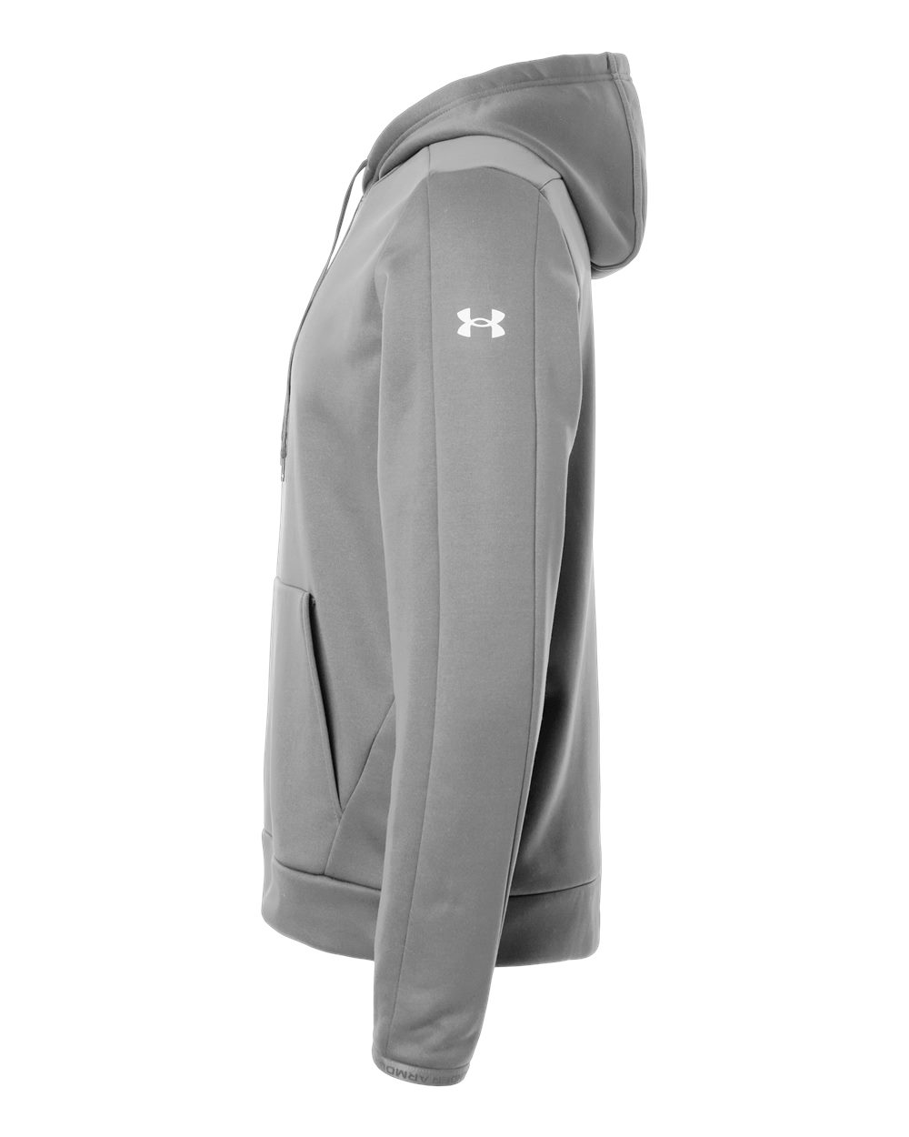 Under Armour 6010164 Men’s Fleece Pro Hooded Sweatshirt - Mod Grey White