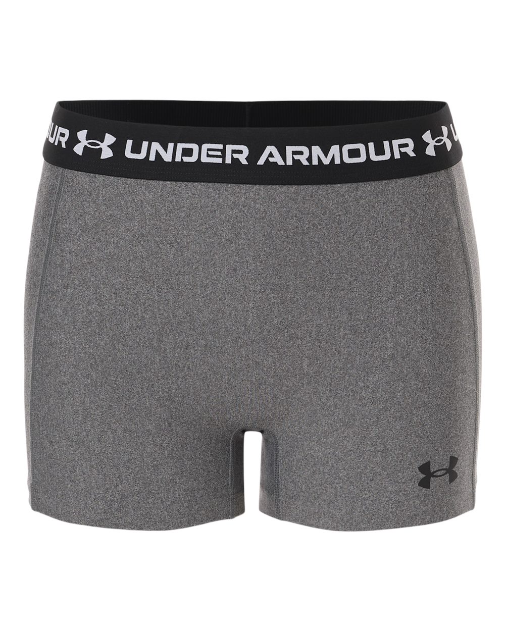 Under Armour 6010725 Women’s Heatgear 3’’ Shorty - Charcoal Light Heather Black