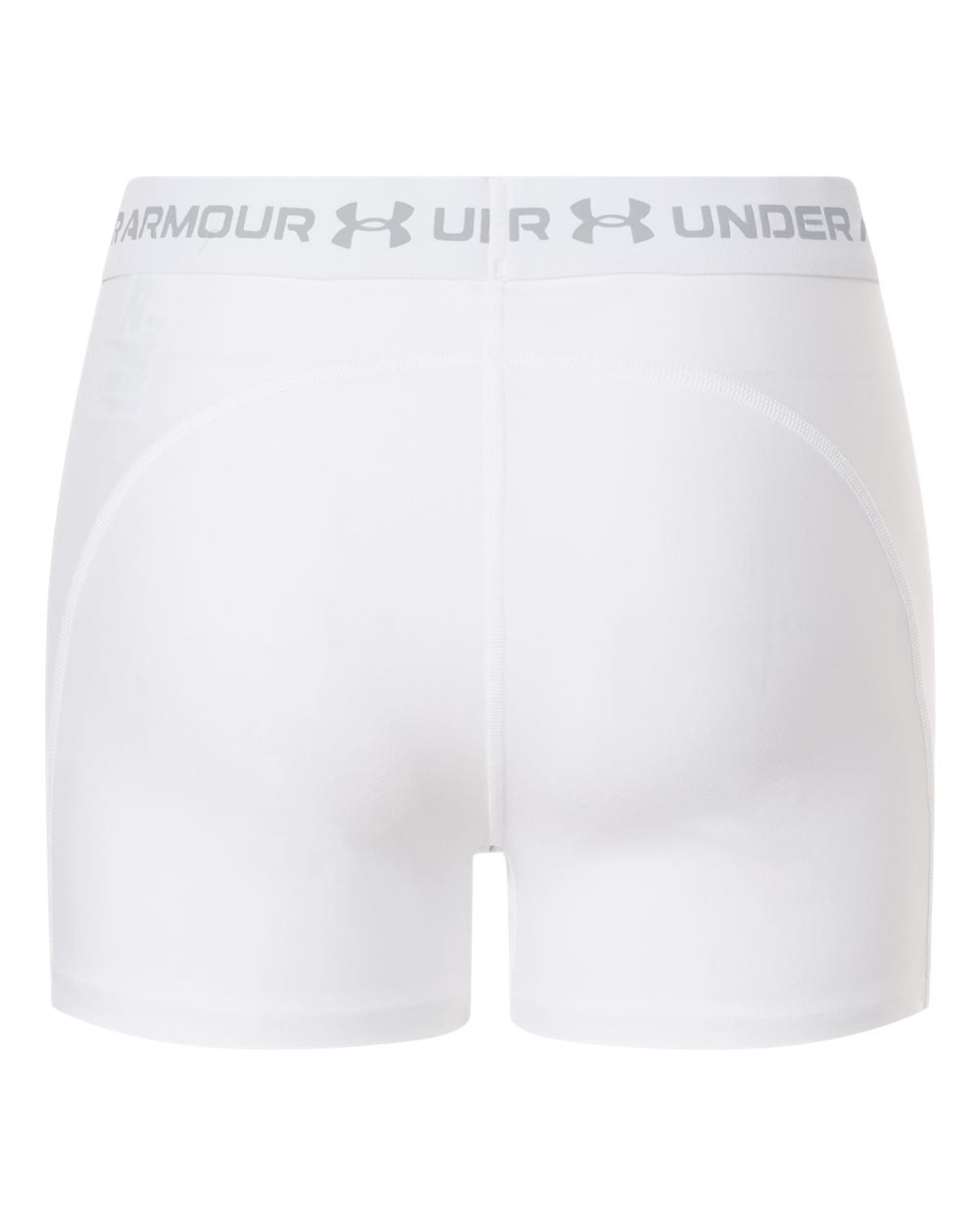 Under Armour 6010725 Women’s Heatgear 3’’ Shorty - White Halo Grey