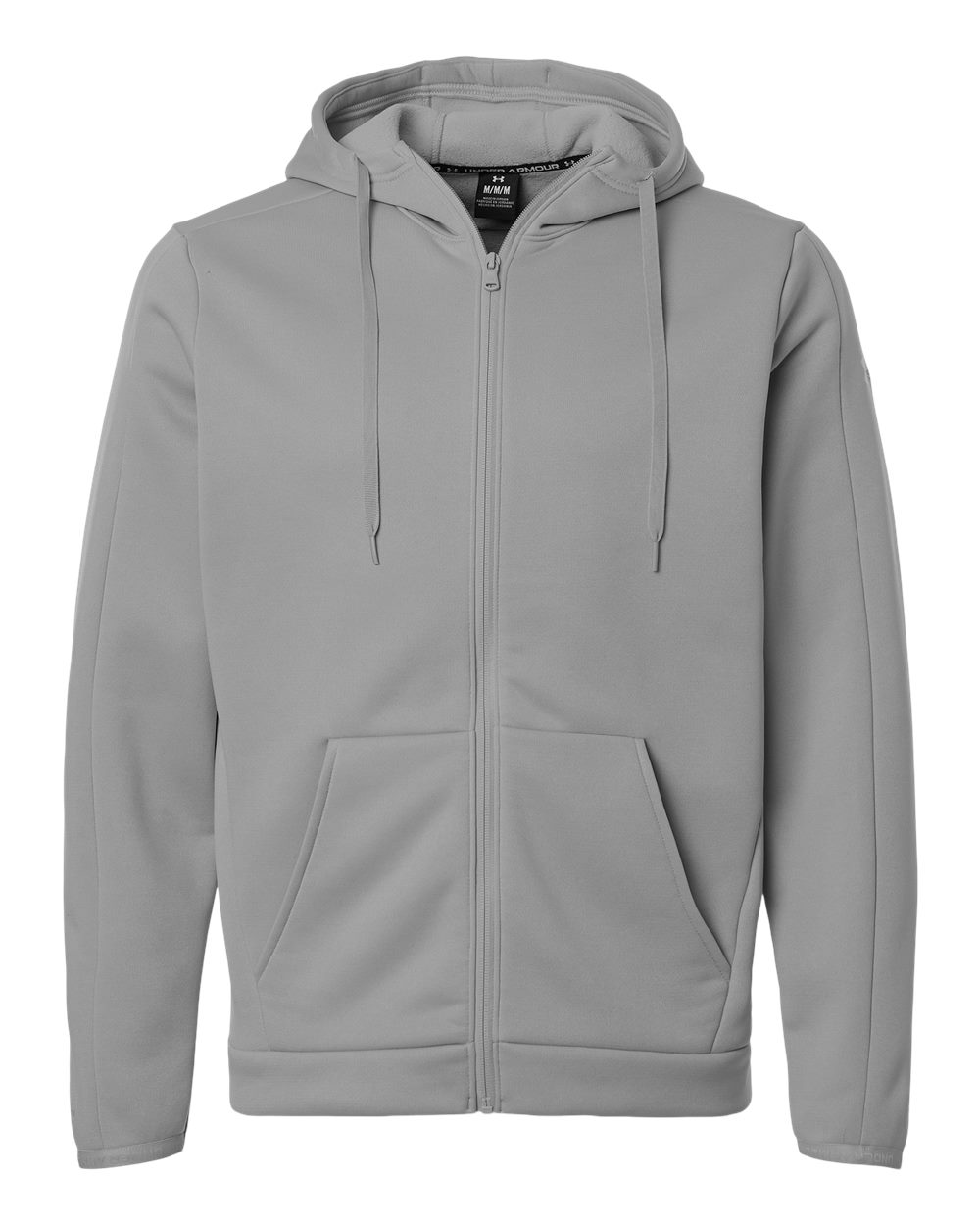 Under Armour 6010886 Men’s Fleece Pro Hooded Full-zip - Mod Grey White