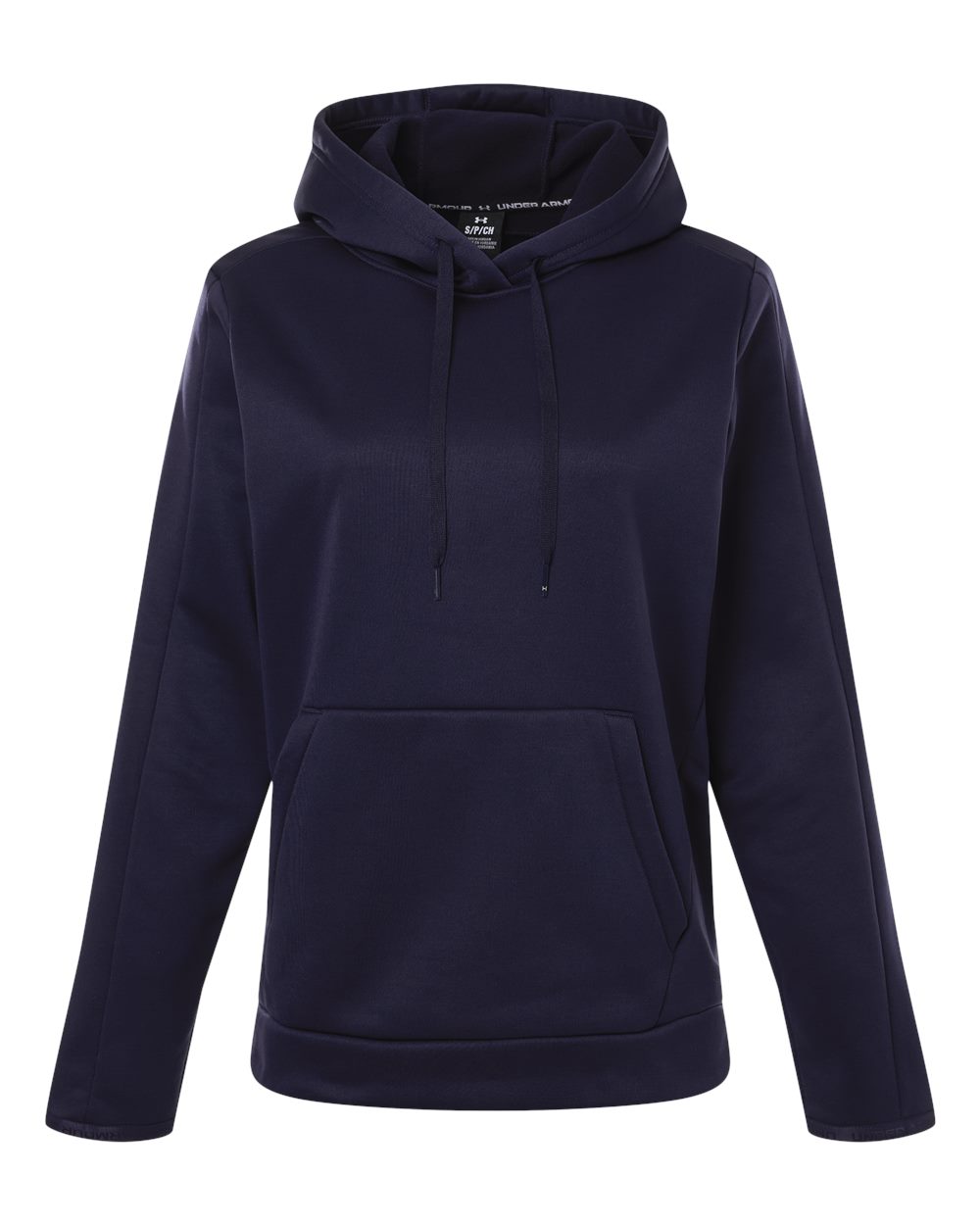 Under Armour 6010943 Women’s Fleece Pro Hooded Sweatshirt - Midnight Navy White