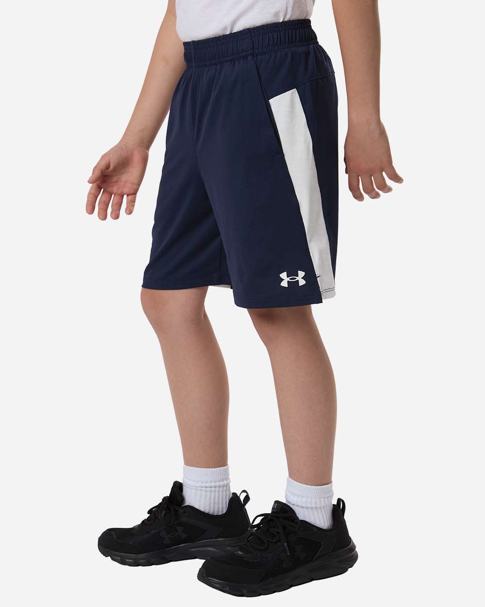Under Armour 6012348 Youth Tech Vent Short - Midnight Navy White
