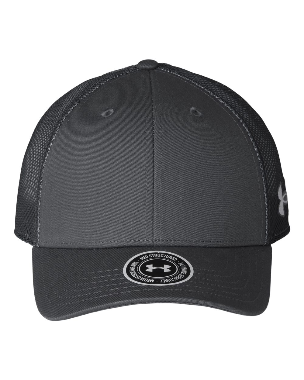 Under Armour 6013112 Team Mid Trucker Cap - Castlerock White