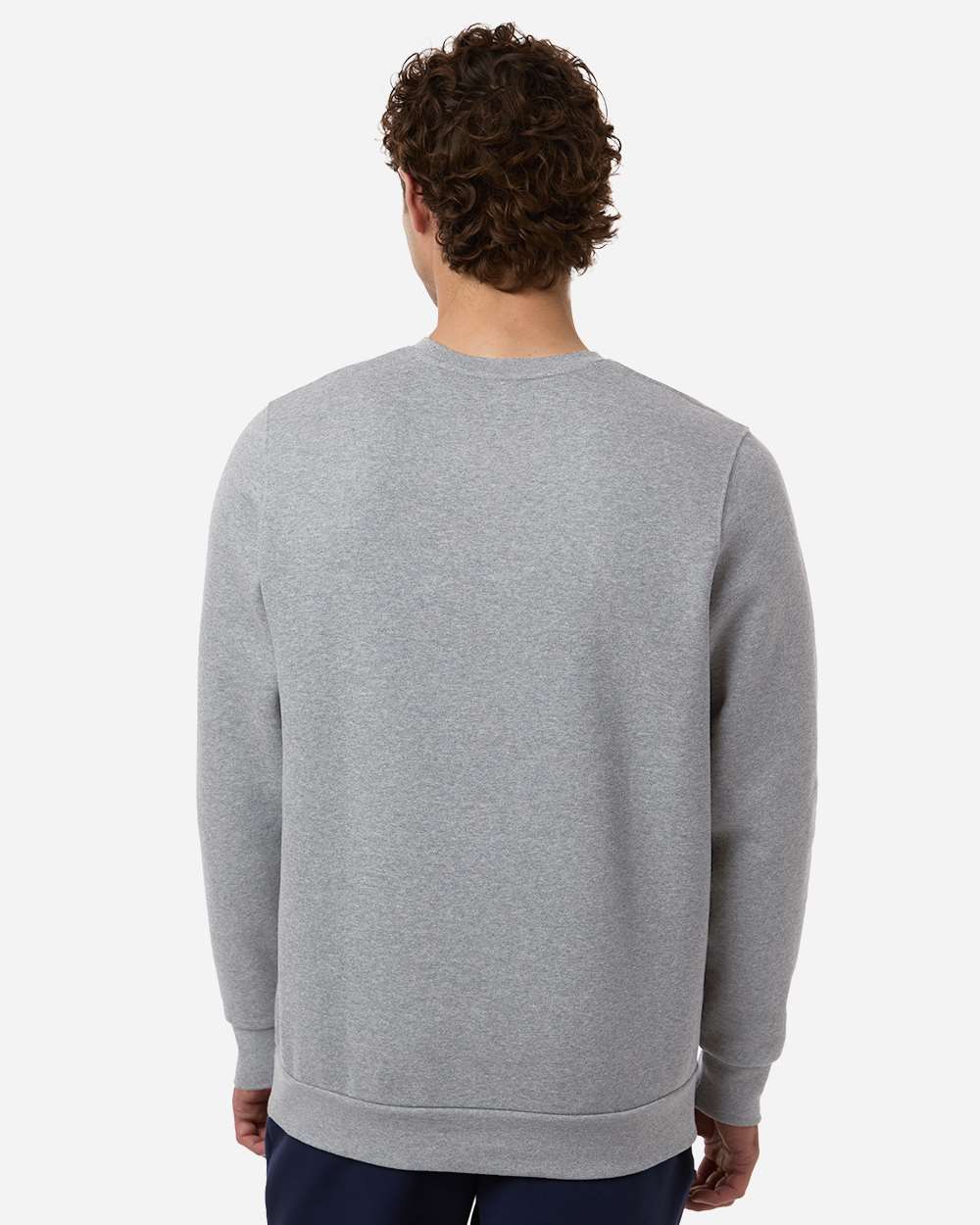 Under Armour 6014160 Men’s Team Icon Fleece Crew - Mod Grey Light Heather White
