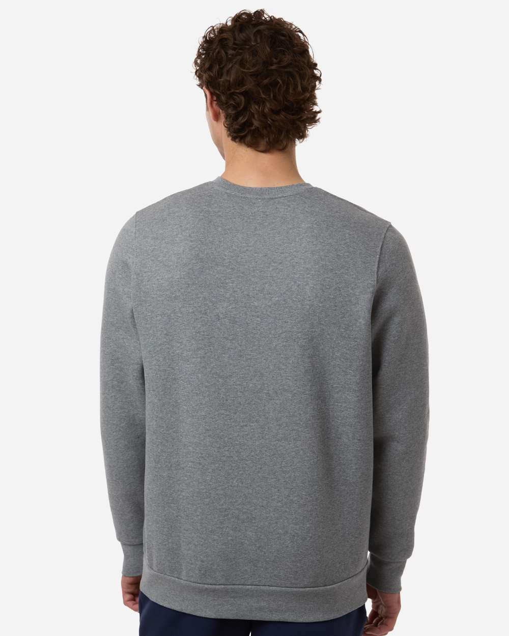 Under Armour 6014160 Men’s Team Icon Fleece Crew - Pitch Grey Medium Heather White