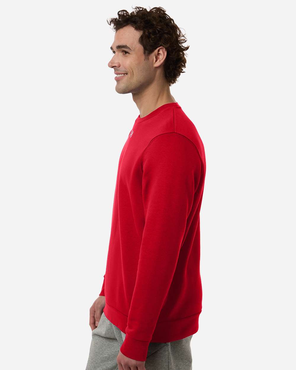 Under Armour 6014160 Men’s Team Icon Fleece Crew - Red White