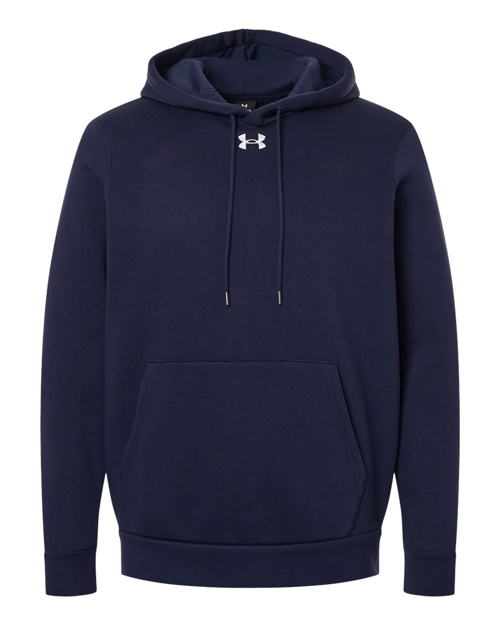 Under Armour 6014161 Men’s Team Icon Fleece Hooded Sweatshirt - Midnight Navy White