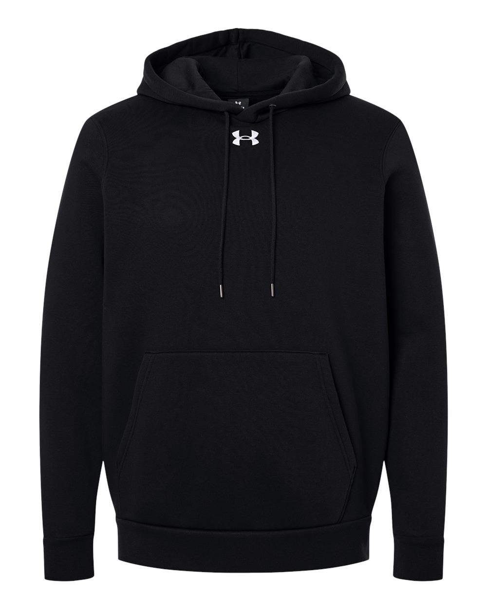 Under Armour 6014161 Men’s Team Icon Fleece Hooded Sweatshirt - Black White