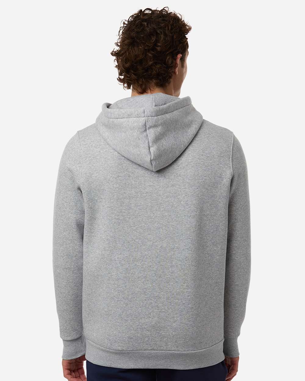 Under Armour 6014161 Men’s Team Icon Fleece Hooded Sweatshirt - Mod Grey Light Heather White