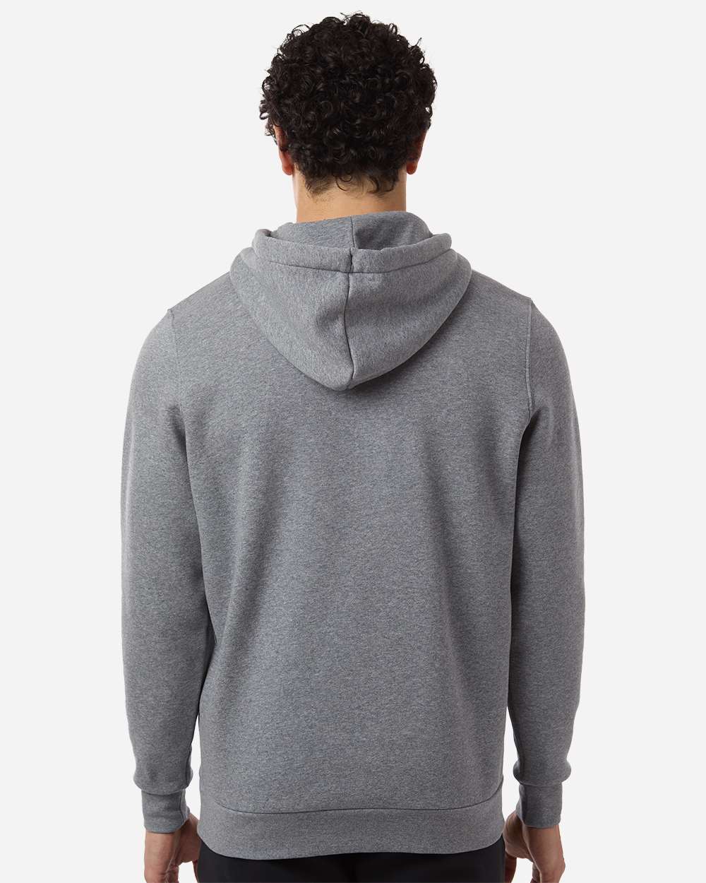Under Armour 6014161 Men’s Team Icon Fleece Hooded Sweatshirt - Pitch Grey Medium Heather White