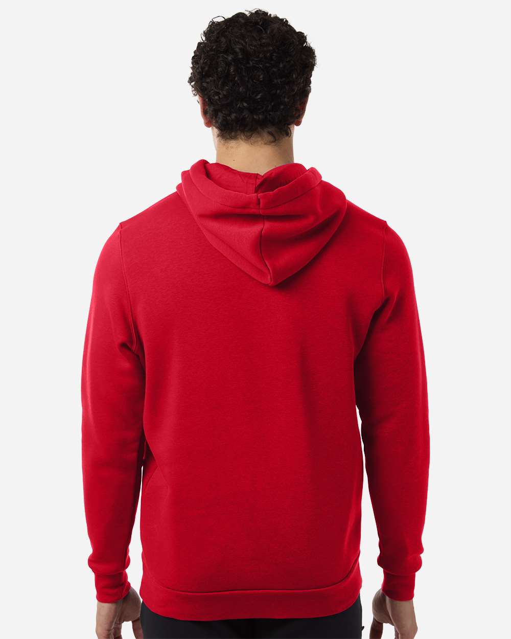 Under Armour 6014161 Men’s Team Icon Fleece Hooded Sweatshirt - Red White