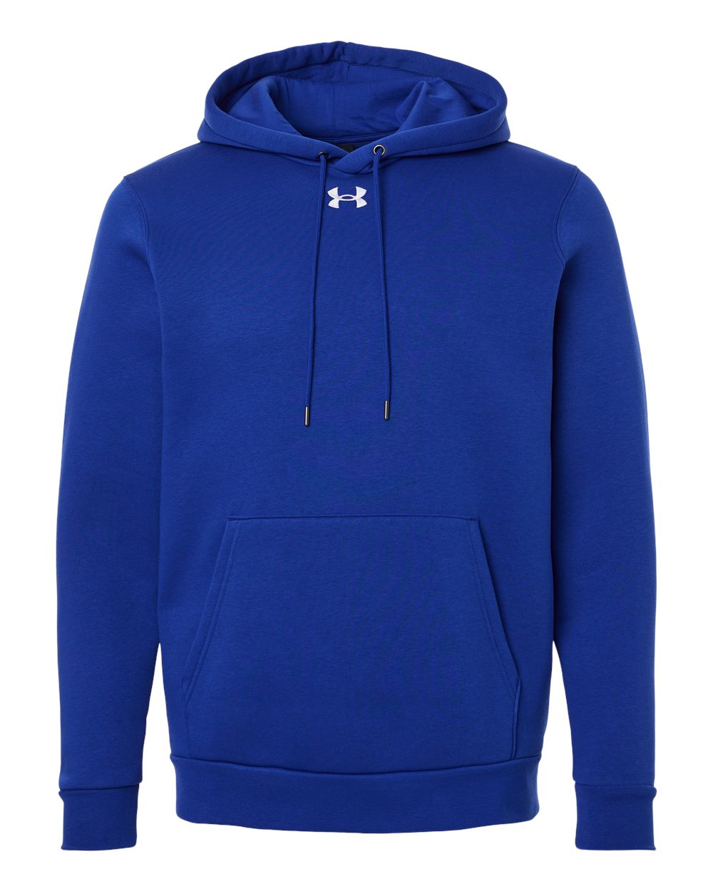 Under Armour 6014161 Men’s Team Icon Fleece Hooded Sweatshirt - Royal White