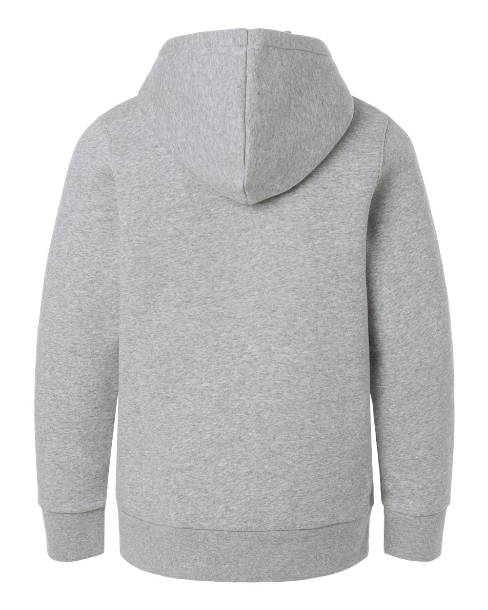 Under Armour 6014162 Youth Team Icon Fleece Hooded Sweatshirt - Mod Grey Light Heather White