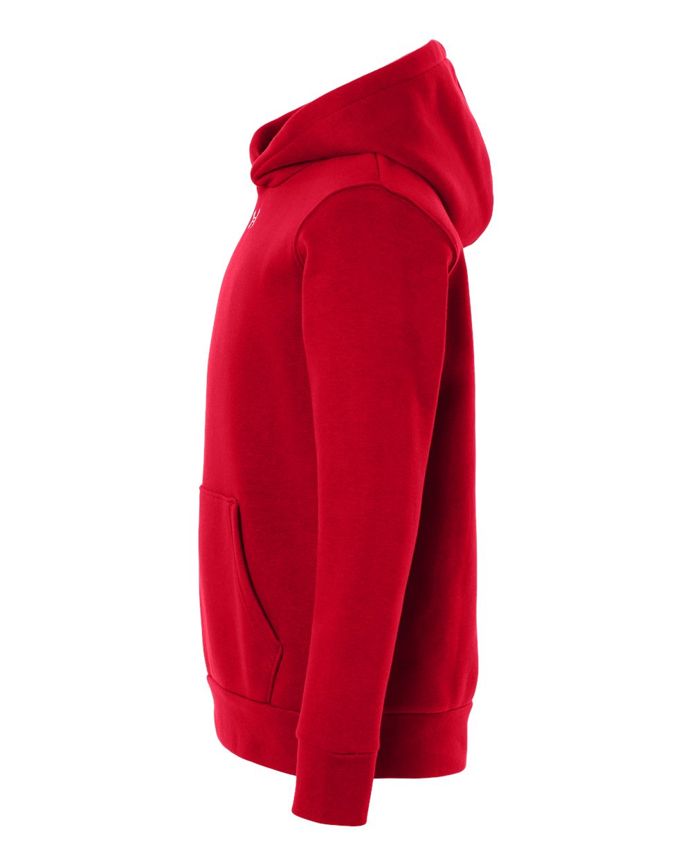 Under Armour 6014162 Youth Team Icon Fleece Hooded Sweatshirt - Red White