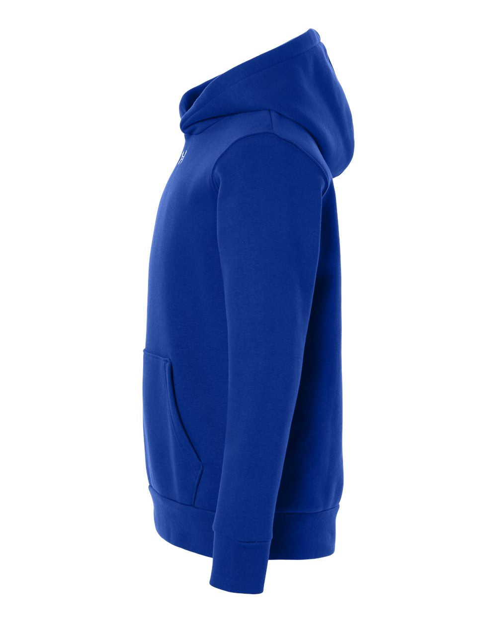 Under Armour 6014162 Youth Team Icon Fleece Hooded Sweatshirt - Royal White