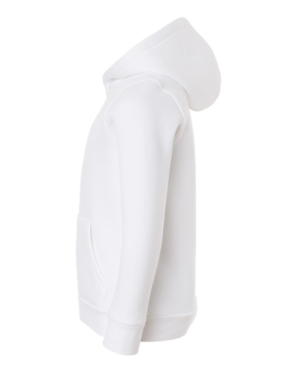 Under Armour 6014162 Youth Team Icon Fleece Hooded Sweatshirt - White Pitch Grey Medium Heather