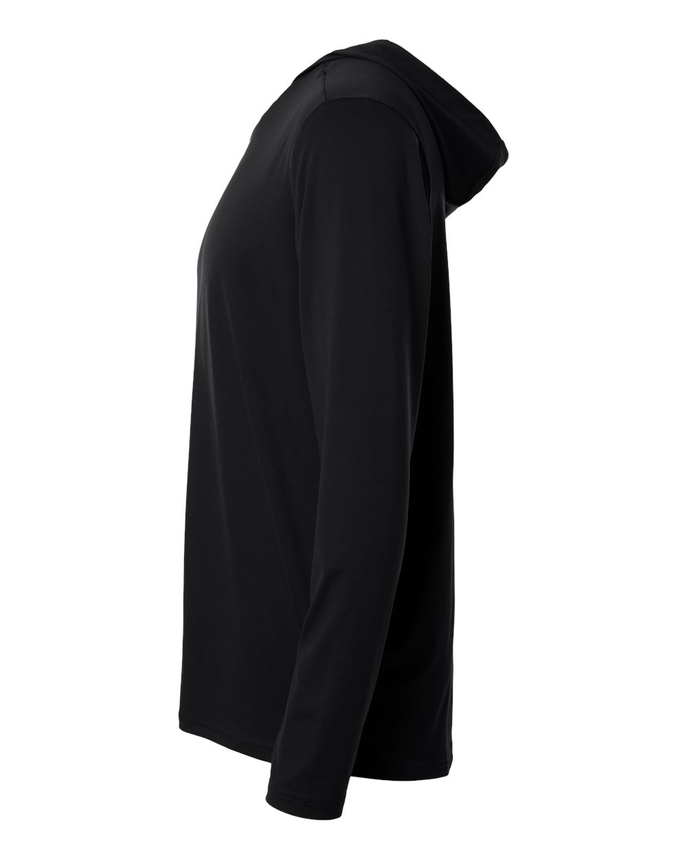Under Armour 6014164 Men’s Team Vanish Hooded Long Sleeve T-shirt - Black White