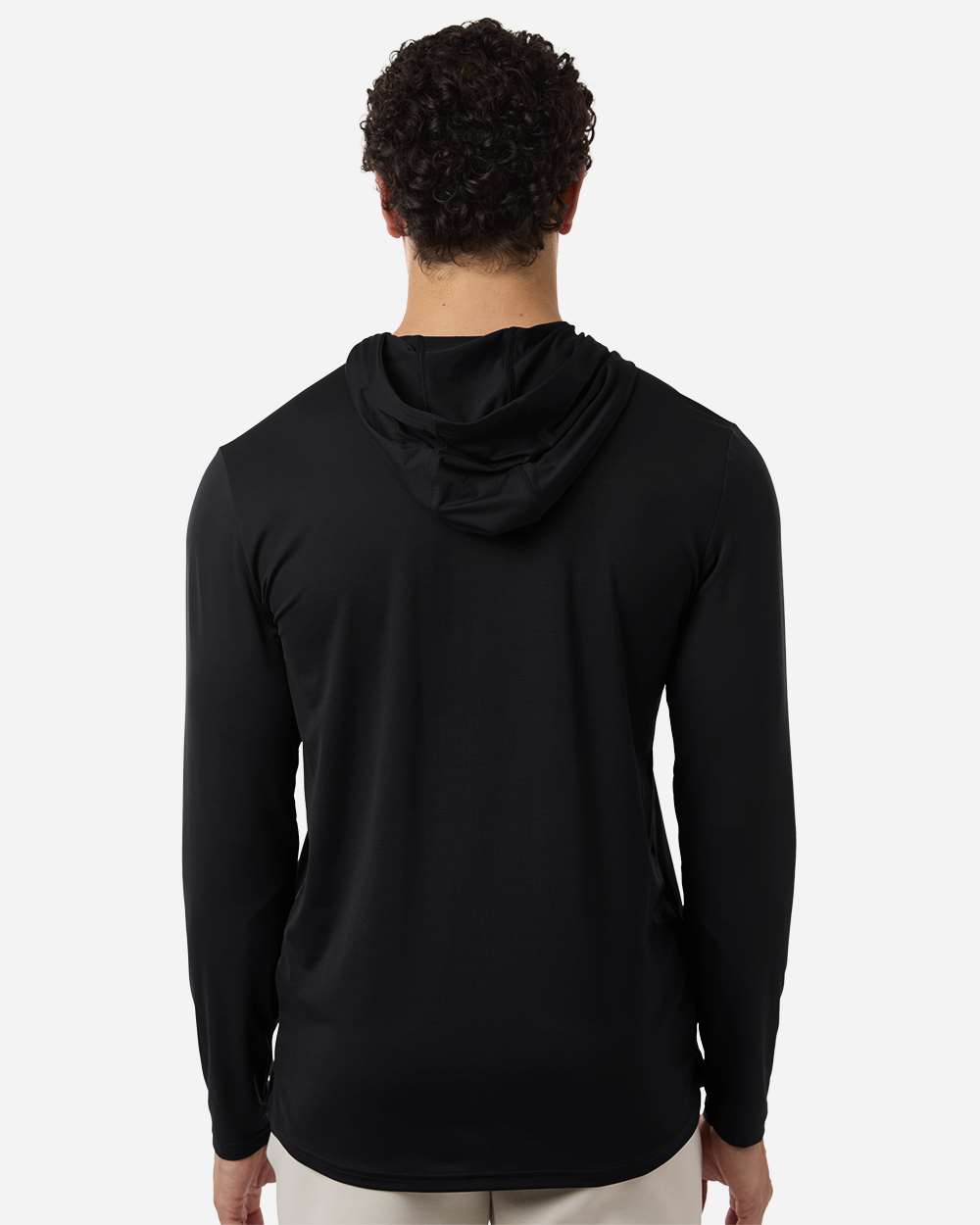 Under Armour 6014164 Men’s Team Vanish Hooded Long Sleeve T-shirt - Black White